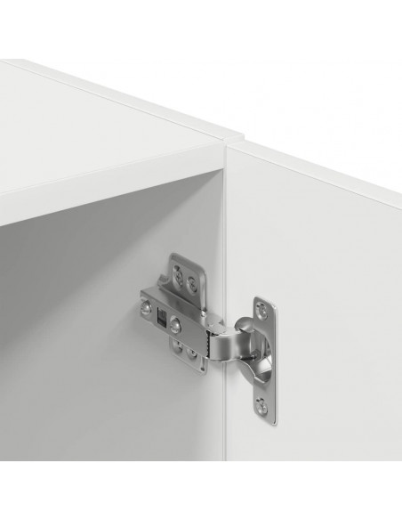 Set di Mobili da Cucina 2 pz Bianco in Truciolato