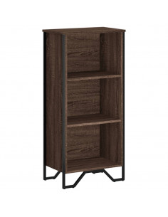 Libreria Rovere Marrone 50x31x106 cm in Legno Multistrato 2