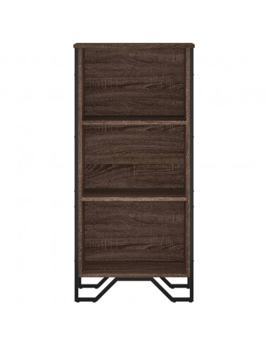 Libreria Rovere Marrone 50x31x106 cm in Legno Multistrato