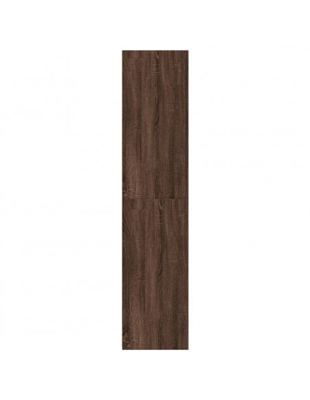 Credenza Rovere Marrone 50x41x185 in Legno Multistrato