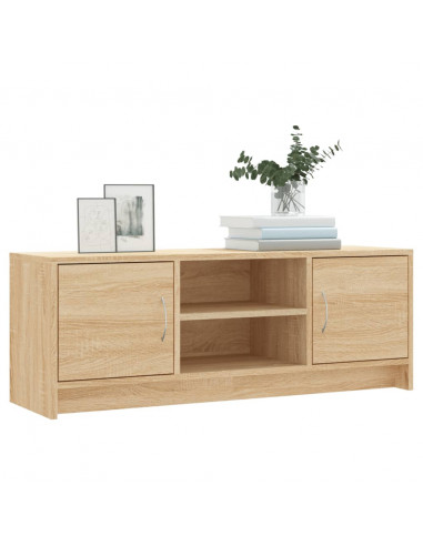Mobile per TV Rovere Sonoma 102x30x37,5 cm Legno Multistrato