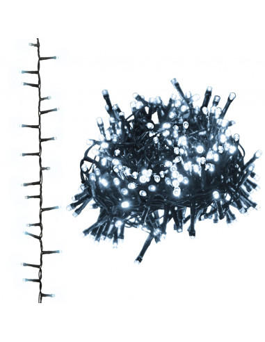 Stringa LED Compatta con 3000 Luci LED Bianco Freddo 65 m PVC