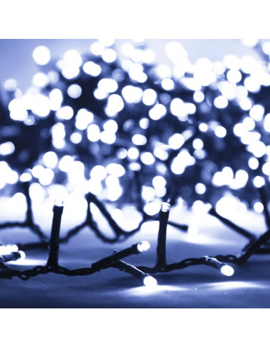 Stringa LED Compatta con 3000 Luci LED Bianco Freddo 65 m PVC