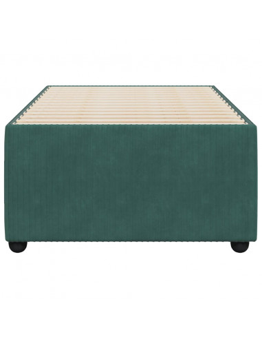 Giroletto Verde Scuro 90x200 cm in Velluto