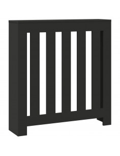 Copertura Termosifone Nera 78x20x82 cm Legno Multistrato 2