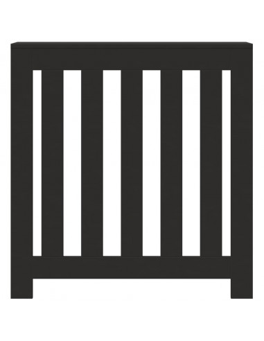 Copertura Termosifone Nera 78x20x82 cm Legno Multistrato