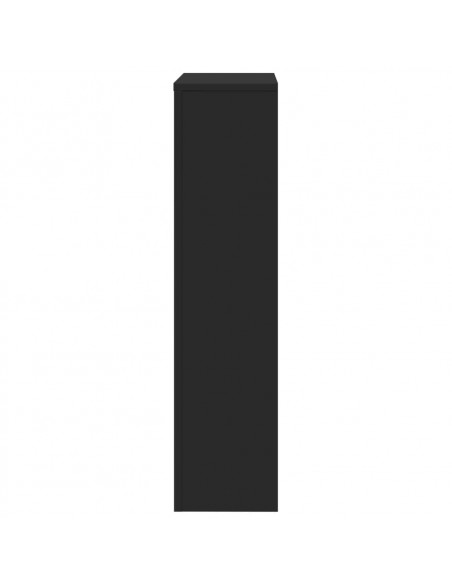 Copertura Termosifone Nera 78x20x82 cm Legno Multistrato