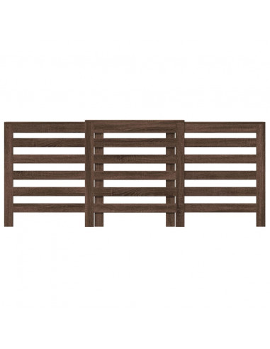 Copertura Termosifone Rovere Marrone 205x21,5x83,5 Multistrato