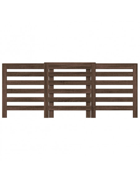 Copertura Termosifone Rovere Marrone 205x21,5x83,5 Multistrato