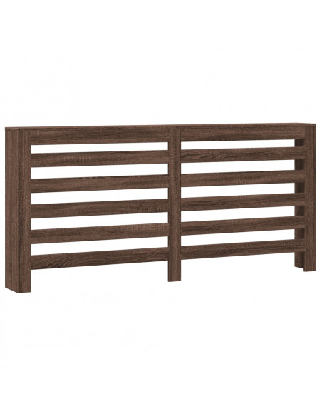 Copertura Termosifone Rovere Marrone 175x20x82cm in Multistrato
