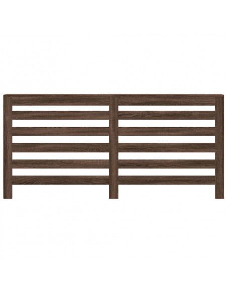 Copertura Termosifone Rovere Marrone 175x20x82cm in Multistrato