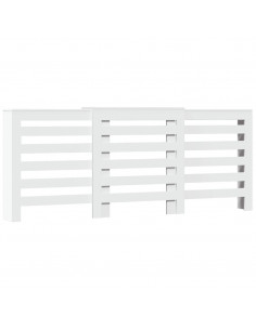 Copertura Termosifone Bianca 205x21,5x83,5 cm Legno Multistrato 2