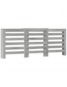 Copertura Termosifone Grigio Sonoma 205x21,5x83,5cm Multistrato 2