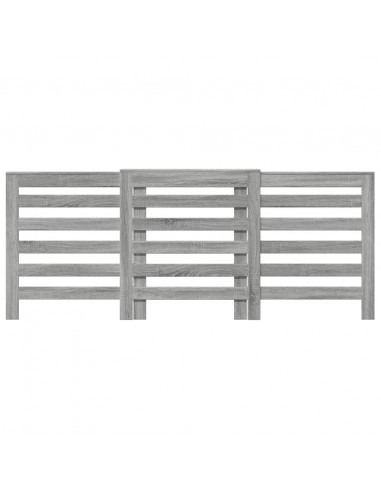 Copertura Termosifone Grigio Sonoma 205x21,5x83,5cm Multistrato