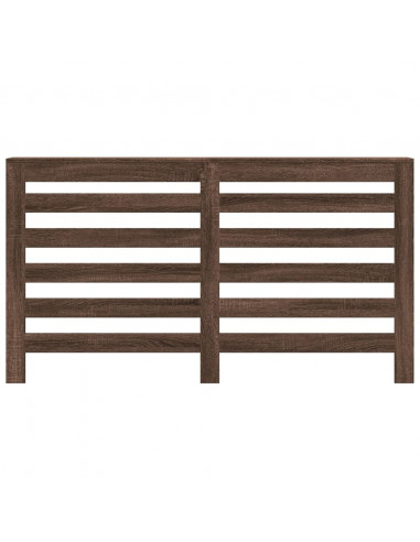 Copertura Termosifone Rovere Marrone 149x20x82cm in Multistrato