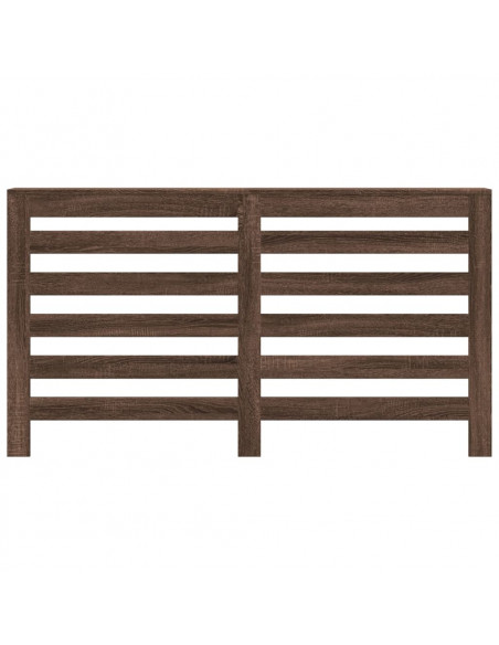 Copertura Termosifone Rovere Marrone 149x20x82cm in Multistrato