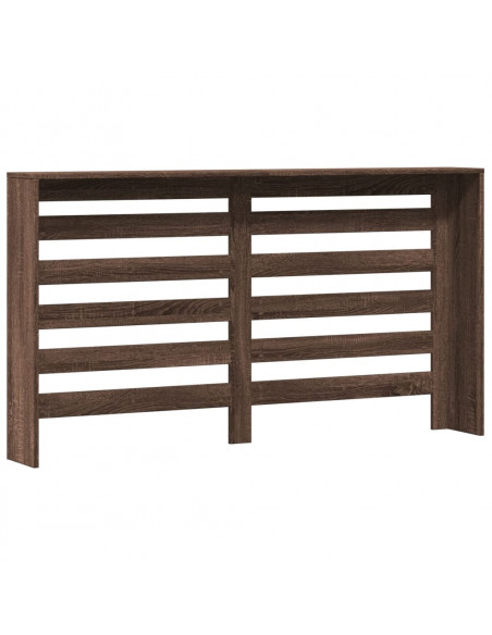Copertura Termosifone Rovere Marrone 149x20x82cm in Multistrato