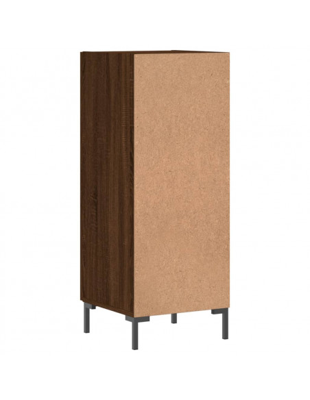 Credenza Rovere Marrone 34,5x34x90 cm in Legno Multistrato