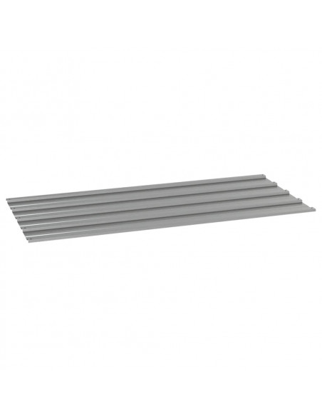 Pannelli per Tetti 12 pz Ruggine 100x44 cm in Acciaio Corten