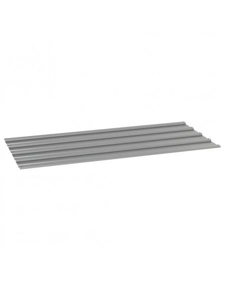 Pannelli per Tetti 36 pz Ruggine 100x44 cm in Acciaio Corten