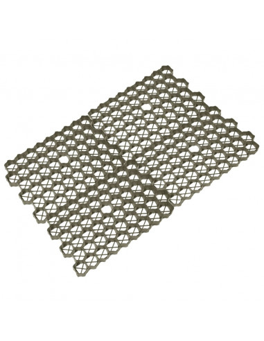 Griglie per l'Erba 16 pz Verdi 60x40x3 cm in Plastica