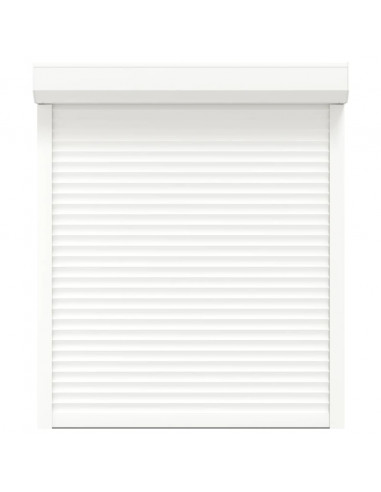 Tapparella Avvolgibile in Alluminio 110x130 cm Bianca