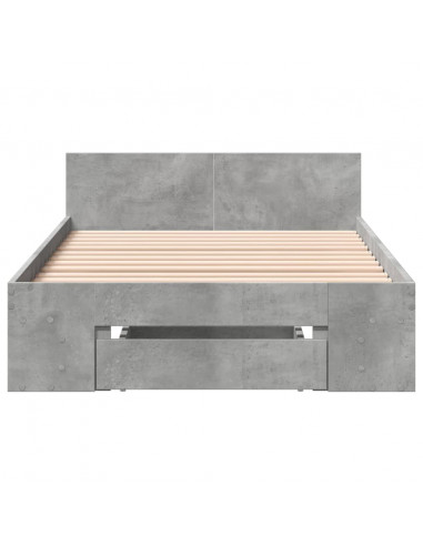 Giroletto Cassetto Grigio Cemento 90x190 cm Legno Multistrato