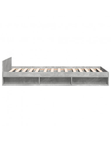 Giroletto Cassetto Grigio Cemento 90x190 cm Legno Multistrato