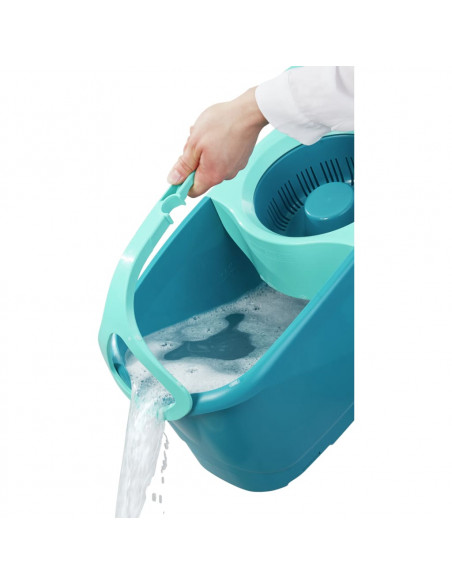 Leifheit Set Mocio per Pavimenti a Disco Clean Twist Ergo Mobile