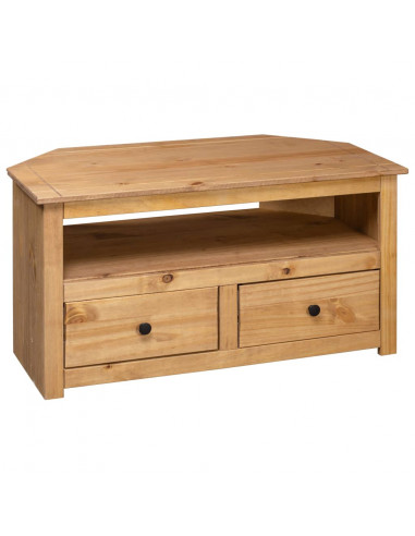 Mobile Porta TV Angolare 93x49x49 cm Pino Massello Panama Range