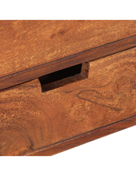 Mobile Porta TV 140x30x35 cm in Legno Massello di Acacia