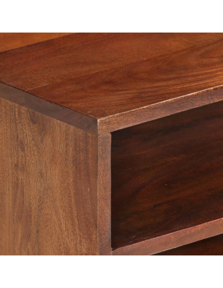 Mobile Porta TV 140x30x35 cm in Legno Massello di Acacia