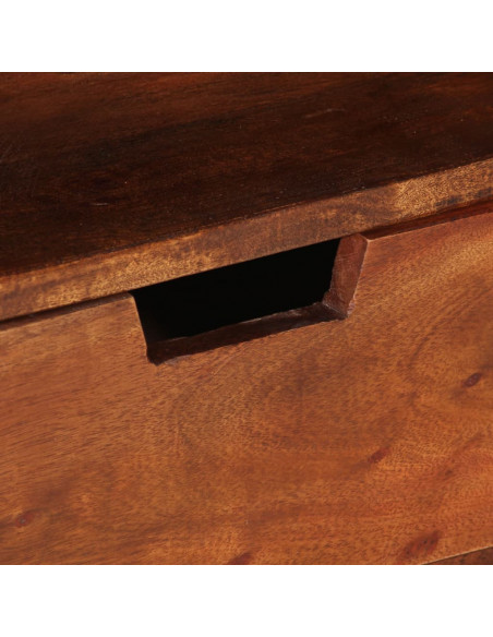 Mobile Porta TV 80x30x42 cm in Legno Massello di Acacia