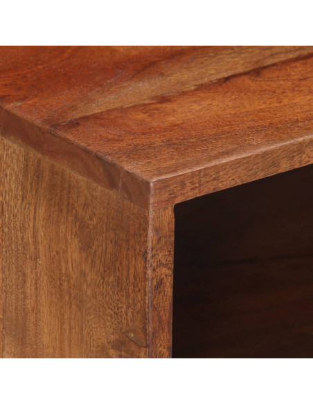 Mobile Porta TV 80x30x42 cm in Legno Massello di Acacia