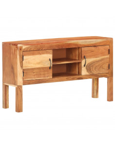Credenza 116x30x66 cm in Legno Massello di Acacia 2