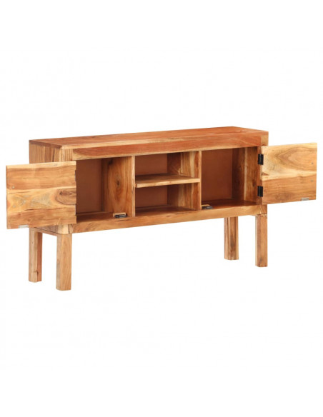 Credenza 116x30x66 cm in Legno Massello di Acacia
