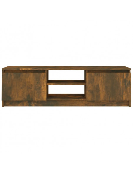 Mobile TV Rovere Fumo 120x30x35,5 cm in Legno Multistrato