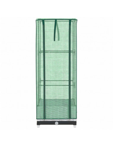 Letto Rialzato con Copertura Serra Effetto Rattan 40x40x123 cm