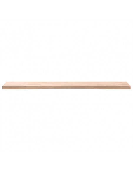 Piano per Scrivania 110x(50-55)x2,5 cm Legno Massello di Faggio
