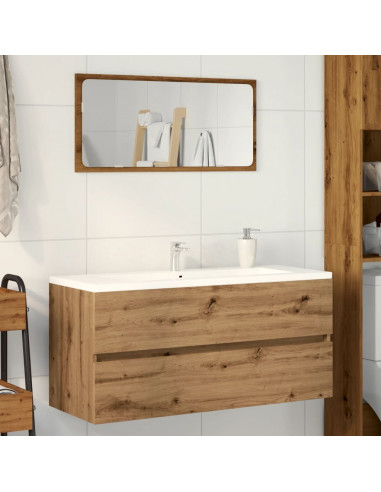 Mobile Lavabo Rovere Artigianale 100x38,5x45 cm Multistrato