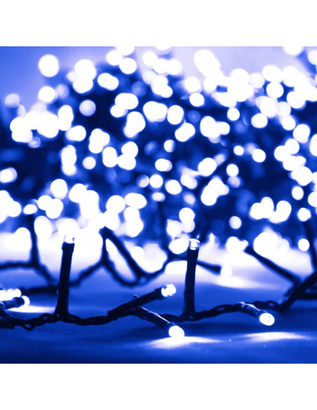 Stringa LED Compatta con 1000 Luci LED Blu 25 m PVC