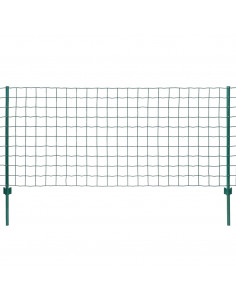 Recinzione Euro 20x1 m in Acciaio Verde 2