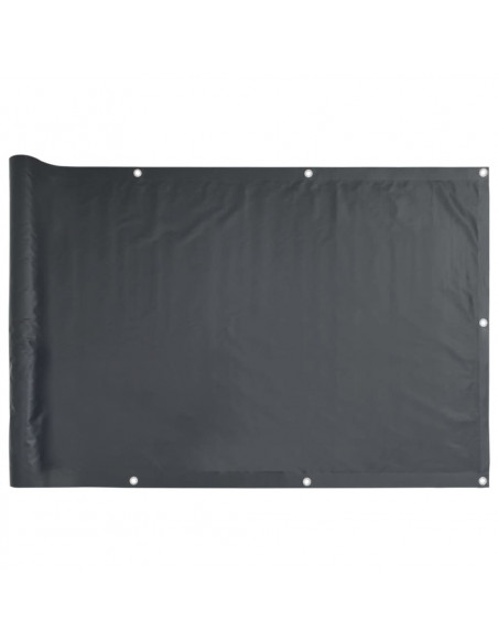 Paravento da Giardino Antracite 700x75 cm in PVC