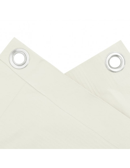 Paravento da Balcone Bianco 400x90 cm in PVC