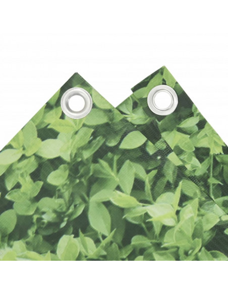 Paravento da Giardino con Aspetto Pianta Verde 700x90 cm PVC