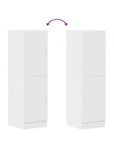 Mobile da Cucina Bianco 38x41,5x131,5 cm in Legno Multistrato