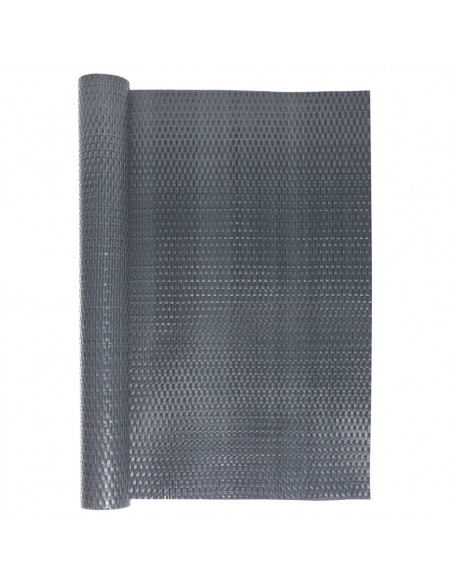 Paravento da Balcone Antracite 500x90 cm in Polyrattan