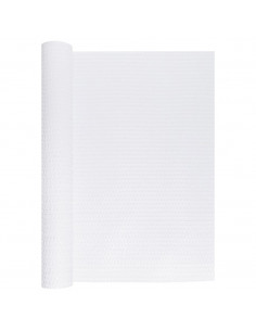 Paravento da Balcone Bianco 300x80 cm in Polyrattan 2