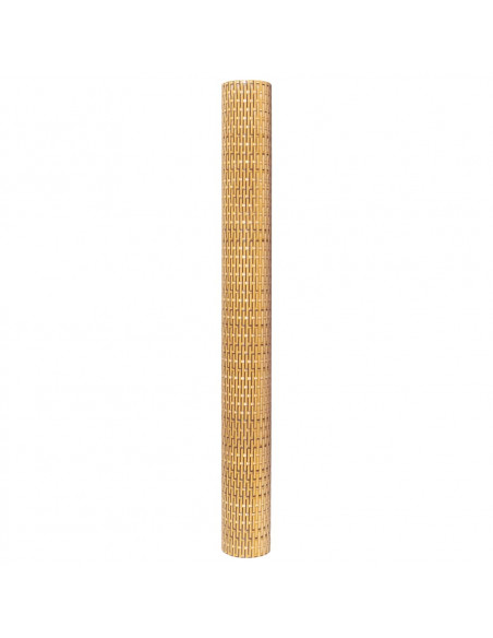 Paravento da Balcone Marrone Chiaro 400x80 cm in Polyrattan
