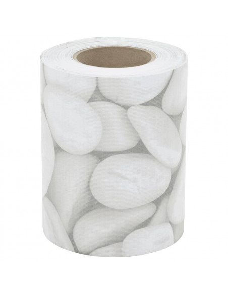 Paravento da Giardino Aspetto in Marmo Grigio 35x0,19 cm in PVC